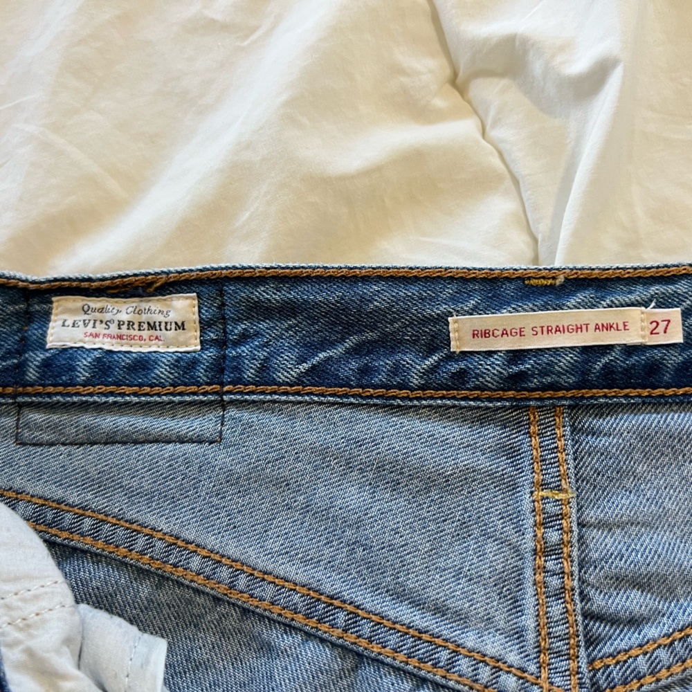 Levi's Ribcage Straight Ankle Women’s Jeans 27 x 27 - Picture 5 of 14